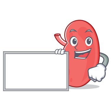 Yönetim Kurulu böbrek karakter karikatür tarzı ile