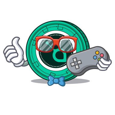 Oyun Siacoin maskotu karikatür tarzı