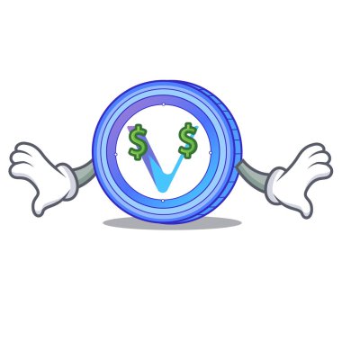 Para göz Vechain sikke maskot çizgi film