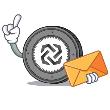 Zarf Bytom sikke karakter karikatür ile