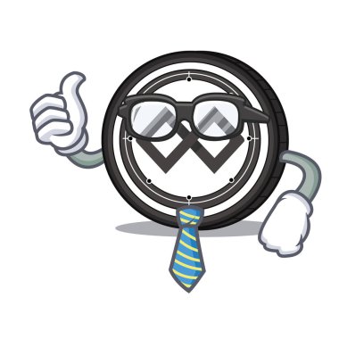 İşadamı Tenx sikke karakter karikatür