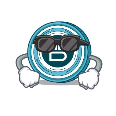 Süper cool Digixdao sikke karakter karikatür