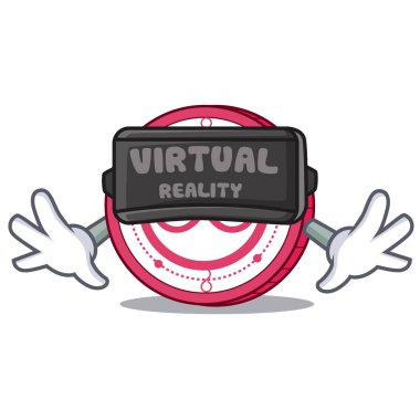 Sanal gerçeklik Aeternity sikke maskot çizgi film