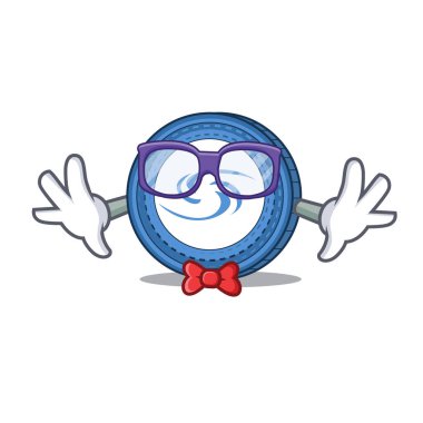 Geek Syscoin karakter karikatür tarzı