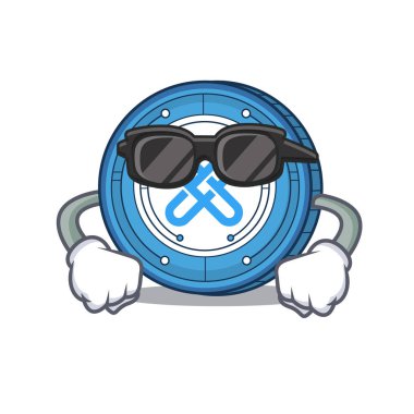 Süper cool Gxshares sikke karakter karikatür