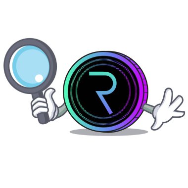 Dedektif istek ağ sikke karakter karikatür