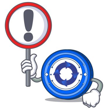 Cryptonex para karakter karikatür işaretiyle