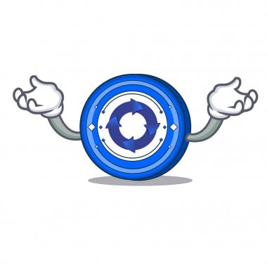 Eller yukarıda Cryptonex sikke karakter karikatür