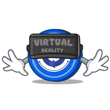 Sanal gerçeklik Cryptonex sikke maskot çizgi film