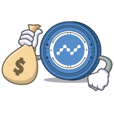 Nano para çantası ile karakter karikatür sikke