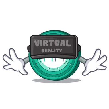 Sanal gerçeklik Maker sikke maskot çizgi film