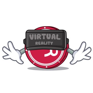 Sanal gerçeklik Rchain sikke maskot çizgi film