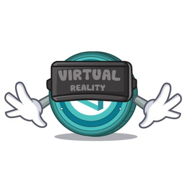 Sanal gerçeklik Zilliqa sikke maskot çizgi film