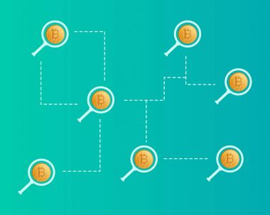 Bitcoin cryptocurrency ağ kavramı arka plan stili