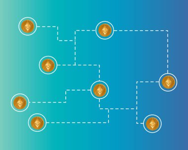 Blockchain ethereum cryptocurrency teknolojik altyapı
