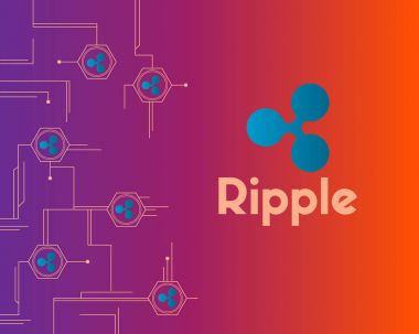 Cryptocurrency devre teknoloji stili arka plan dalgalanma