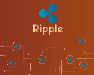 Cryptocurrency teknoloji dünya tarzı arka plan dalgalanma