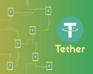 Cryptocurrency ağ kavramı arka plan stilini urgan