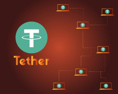 Urgan cryptocurrency koyu arka plan stili