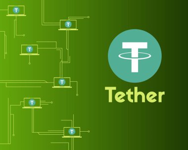 Urgan cryptocurrency devre kavramı arka plan stili