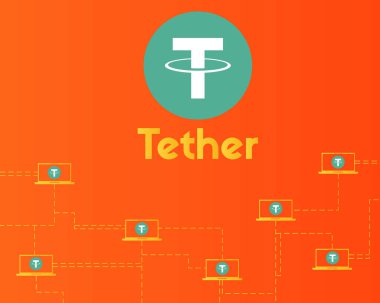 Urgan cryptocurrency bağlamak teknoloji arka plan stili