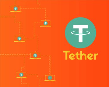 Urgan cryptocurrency bağlamak teknoloji arka plan stili