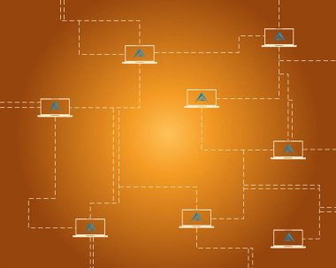 Ark cryptocurrency ağ kavramının arka plan