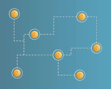 Cryptocurrency zcash ağ tarzı arka plan