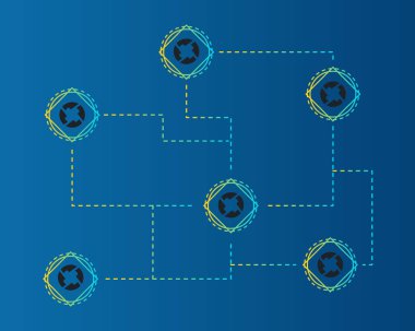 Cryptocurrency 0 x Bağlan stili arka plan