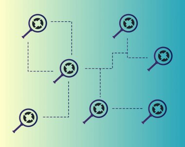 Cryptocurrency 0 x büyütme stili arka plan ile