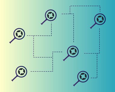 Cryptocurrency 0 x büyütme stili arka plan ile