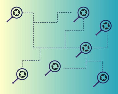 Cryptocurrency 0 x büyütme stili arka plan ile