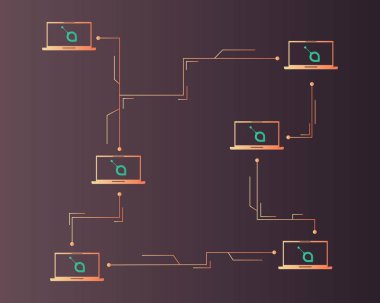 Siacoin blockchain cryptocurrency bağlı arka plan