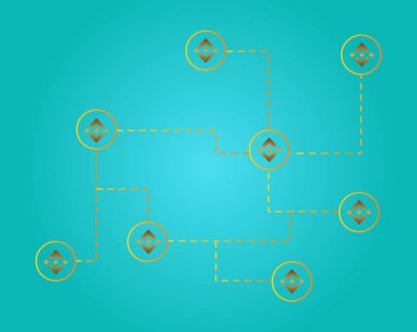 Binance para teknoloji stili arka plan