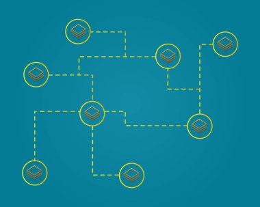 Cryptocurrency stratis blockchain teknoloji dünya arka plan