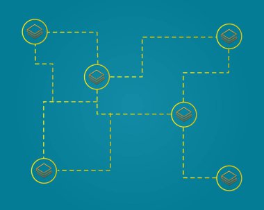 Cryptocurrency stratis blockchain teknoloji dünya arka plan