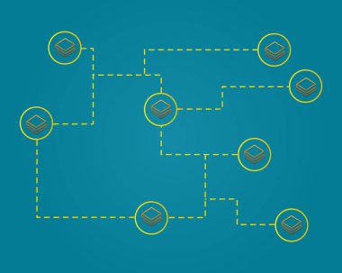 Cryptocurrency stratis blockchain teknoloji dünya arka plan