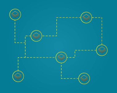 Cryptocurrency stratis blockchain teknoloji dünya arka plan