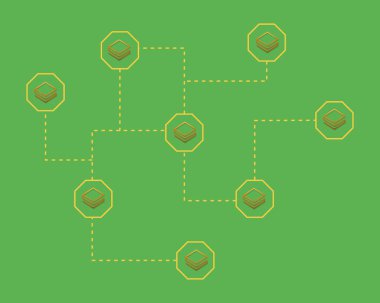 Cryptocurrency stratis blockchain yeşil zemin üzerine