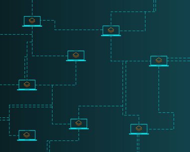 Cryptocurrency stratis blockchain kavramı arka plan ağ