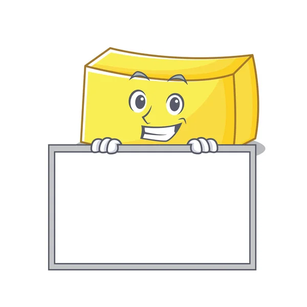 笑与板黄油字符卡通风格 — 图库矢量图片