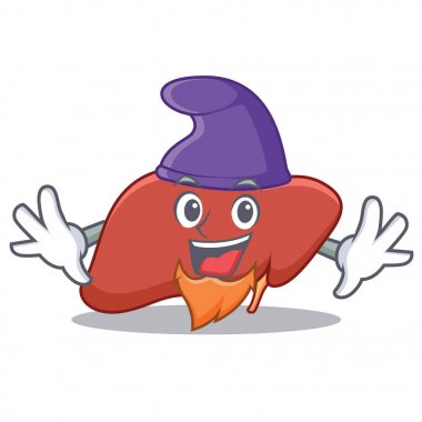 Elf karaciğer karakter karikatür tarzı