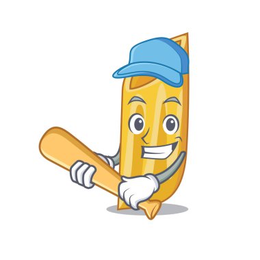 İskambil beyzbol penne makarna karakter karikatür