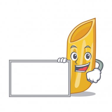 Yönetim Kurulu penne makarna karakter karikatür ile