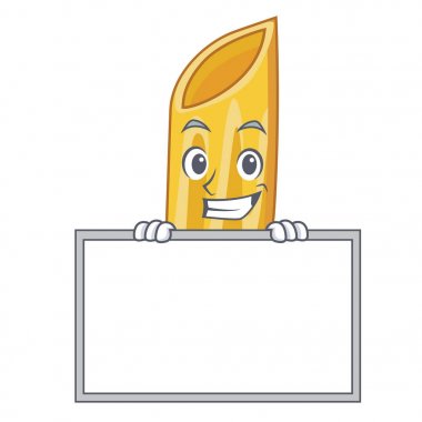 Yönetim Kurulu penne makarna karakter karikatür ile sırıtarak