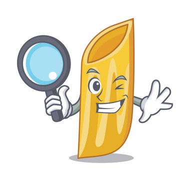 Dedektif penne makarna karakter karikatür