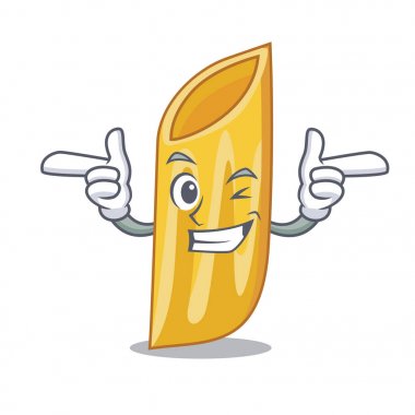 Wink penne makarna karakter karikatür