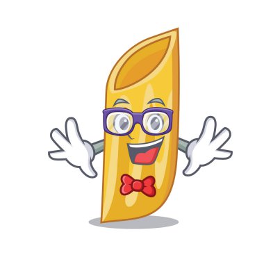 Geek penne makarna karakter karikatür