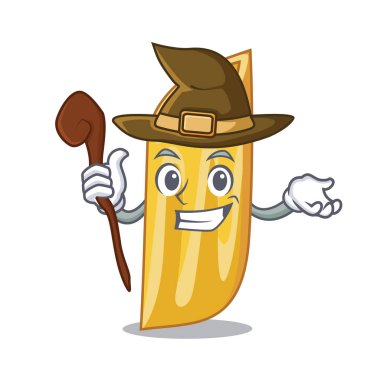 Cadı penne makarna karakter karikatür