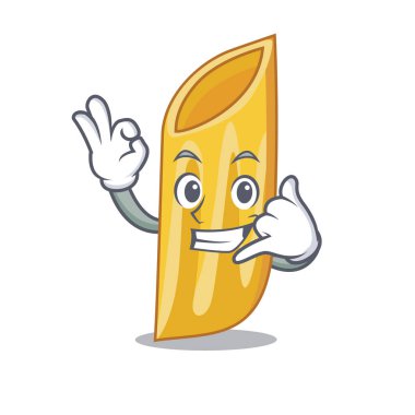 Bana penne makarna karakter karikatür de